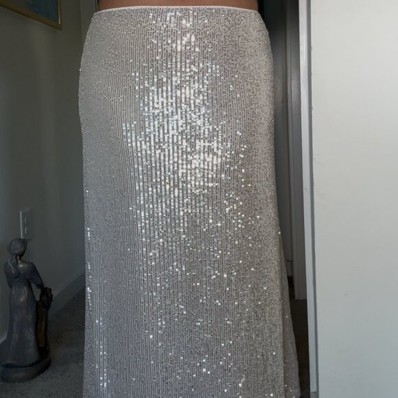 OLD NAVY SEQUIN TALL MAXI SKIRT- UNWORN - Picture 1 of 10